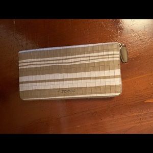 Coach Woven Leather Wallet